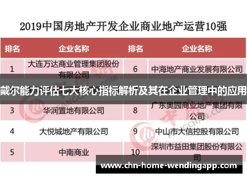 戴尔能力评估七大核心指标解析及其在企业管理中的应用 戴尔能力评估七大核心指标解析及其在企业管理中的应用