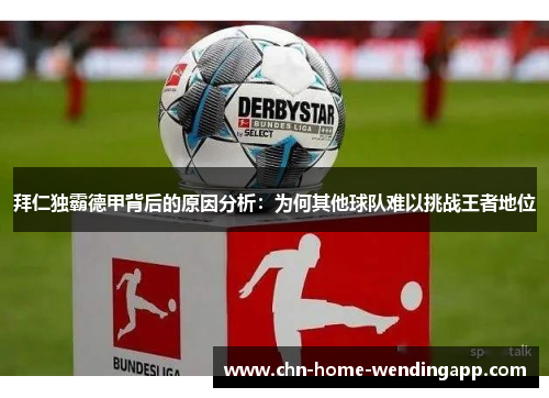 拜仁独霸德甲背后的原因分析：为何其他球队难以挑战王者地位