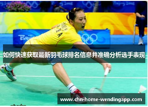 如何快速获取最新羽毛球排名信息并准确分析选手表现